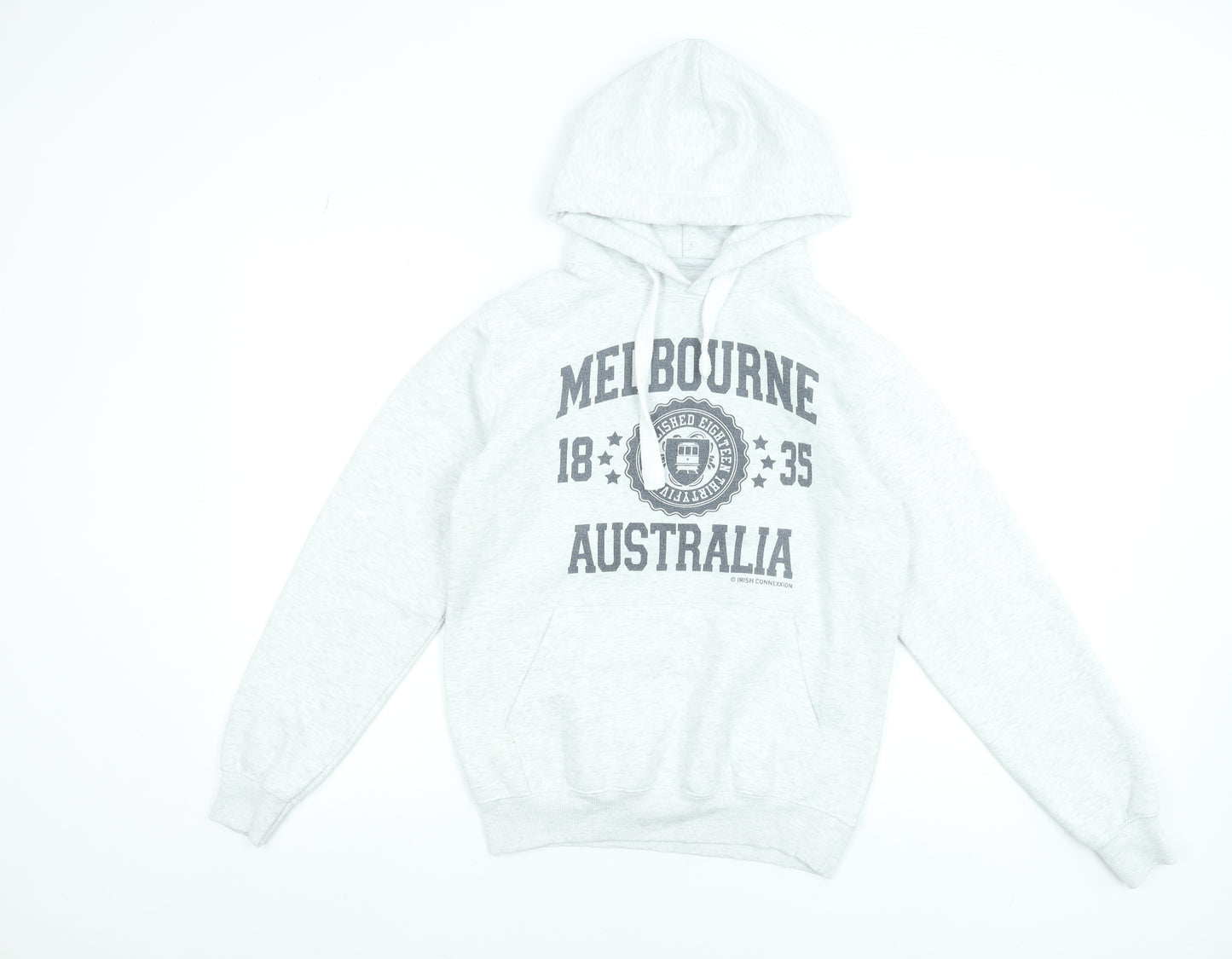Irish Connexxion Women’s Grey Melbourne Hoodie Size S Pullover