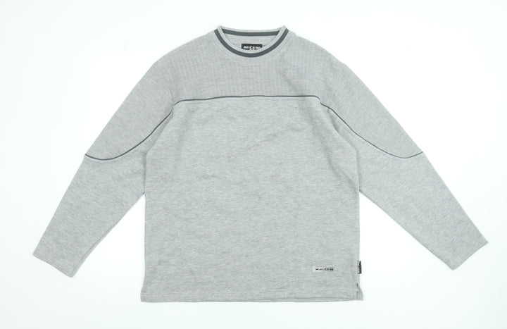 BE ICE BE Paris Mens Grey Medium Pullover Sweatshirt Long Sleeve