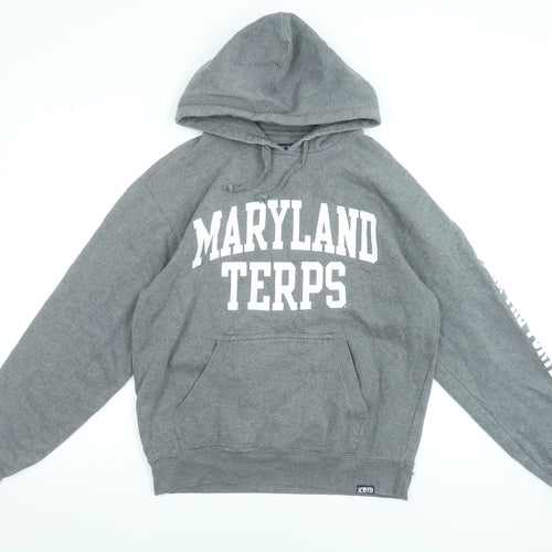 Gear For Sports Men's Grey Maryland Terps Pullover Hoodie M Regular Fit