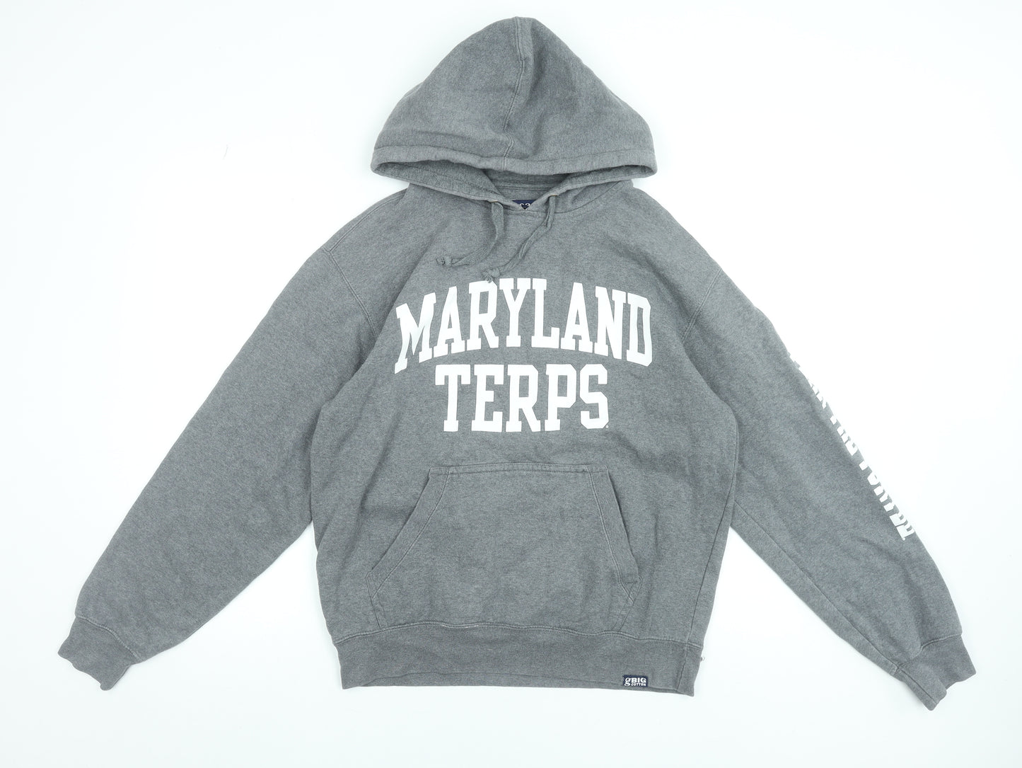 Gear For Sports Men's Grey Maryland Terps Pullover Hoodie M Regular Fit