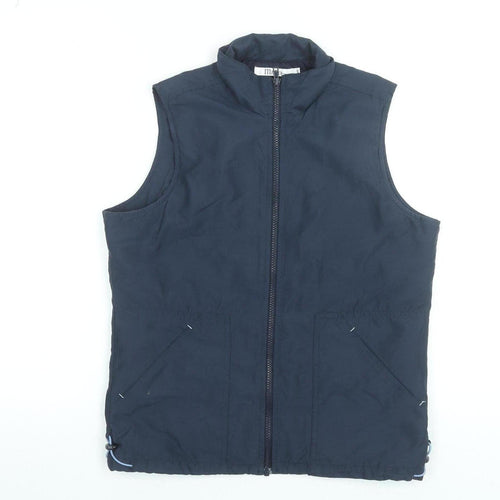 Mackays Women’s Navy Blue Sleeveless Bodywarmer Waistcoat Size S