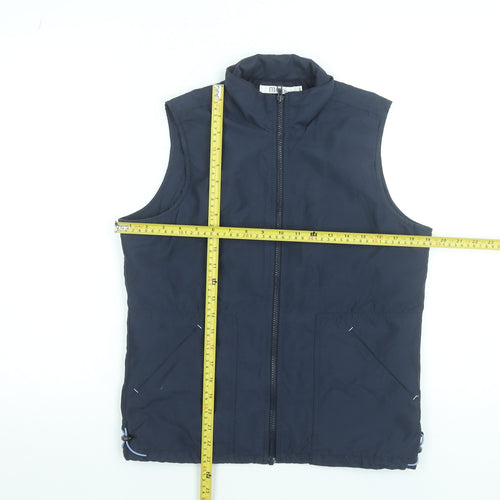 Mackays Women’s Navy Blue Sleeveless Bodywarmer Waistcoat Size S