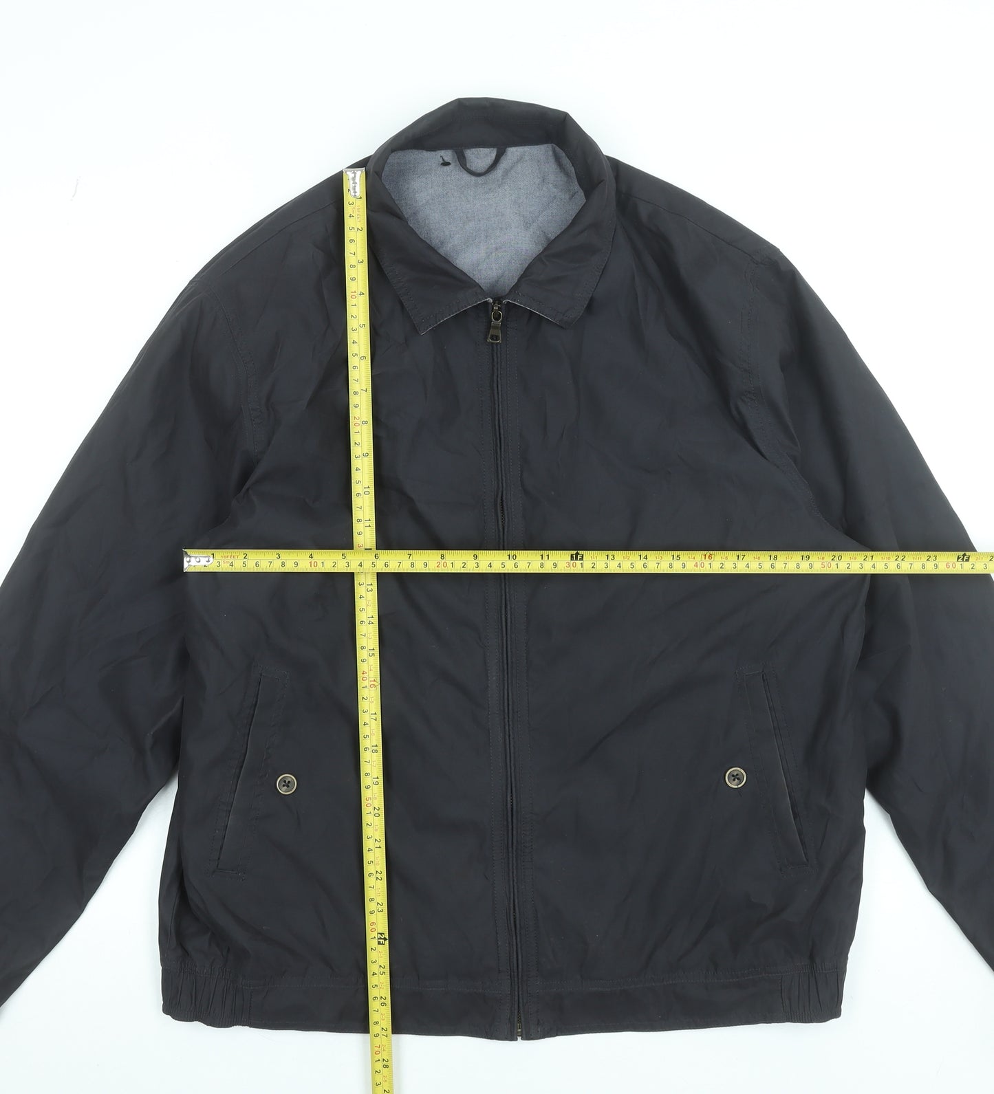 Marks and Spencer Men’s Navy Full Zip Lightweight Jacket L