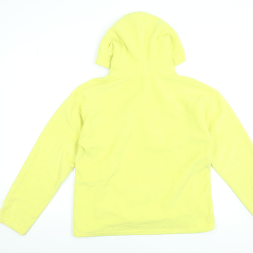 Champion Men's Yellow Fleece Pullover Hoodie Medium