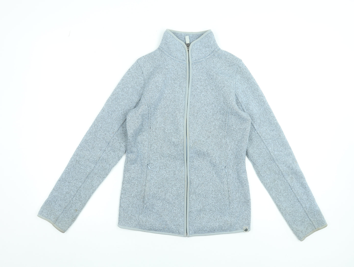 Peter Storm Womens Grey Fleece Full Zip Jacket Size 8