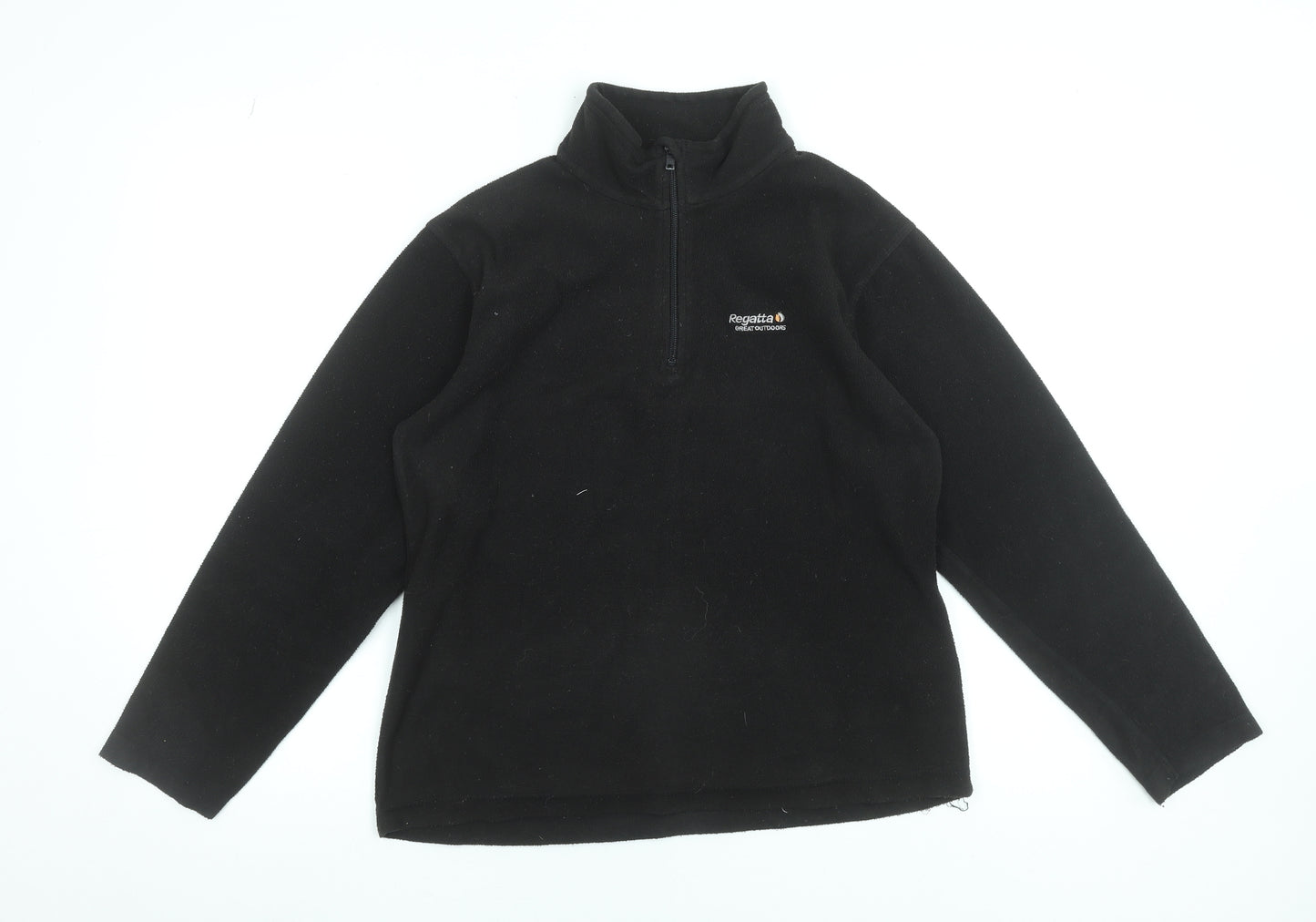 Regatta Women’s Black Fleece Half Zip Pullover UK 12