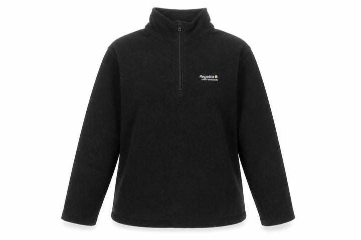 Regatta Women’s Black Fleece Half Zip Pullover UK 12