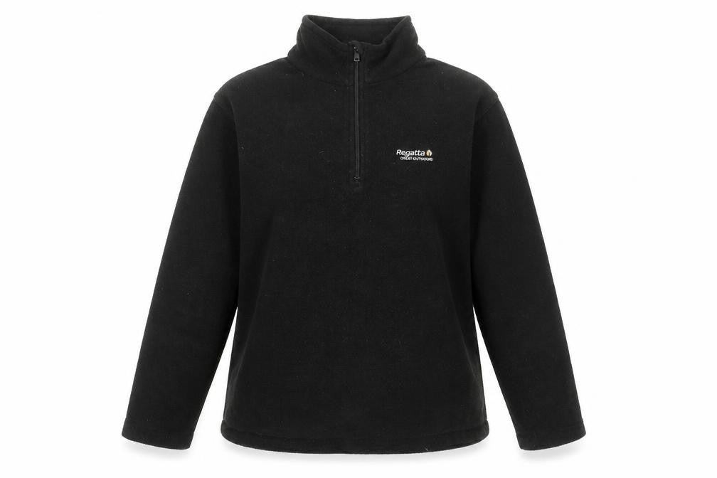 Regatta Women’s Black Fleece Half Zip Pullover UK 12