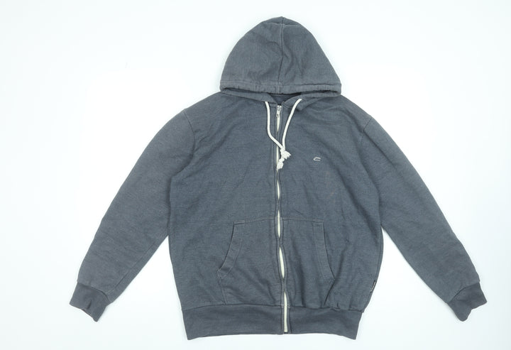 French Connection Men's Grey Full Zip Hoodie Size M