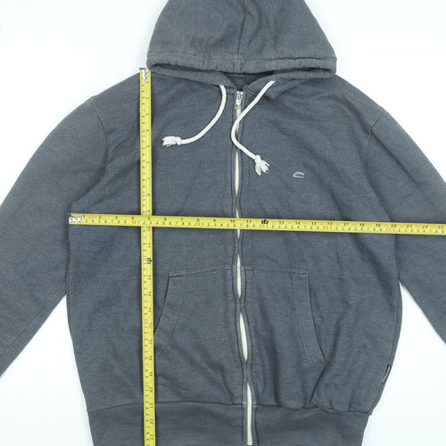 French Connection Men's Grey Full Zip Hoodie Size M