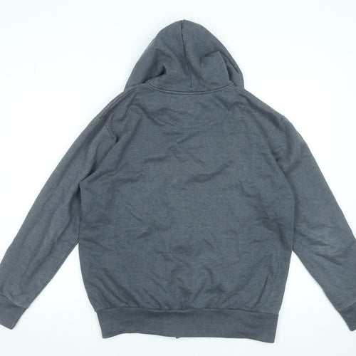 French Connection Men's Grey Full Zip Hoodie Size M