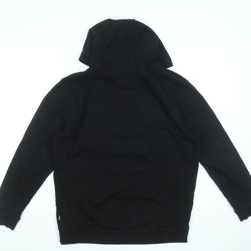 Vans Boys Black XL Pullover Hoodie with Logo Print