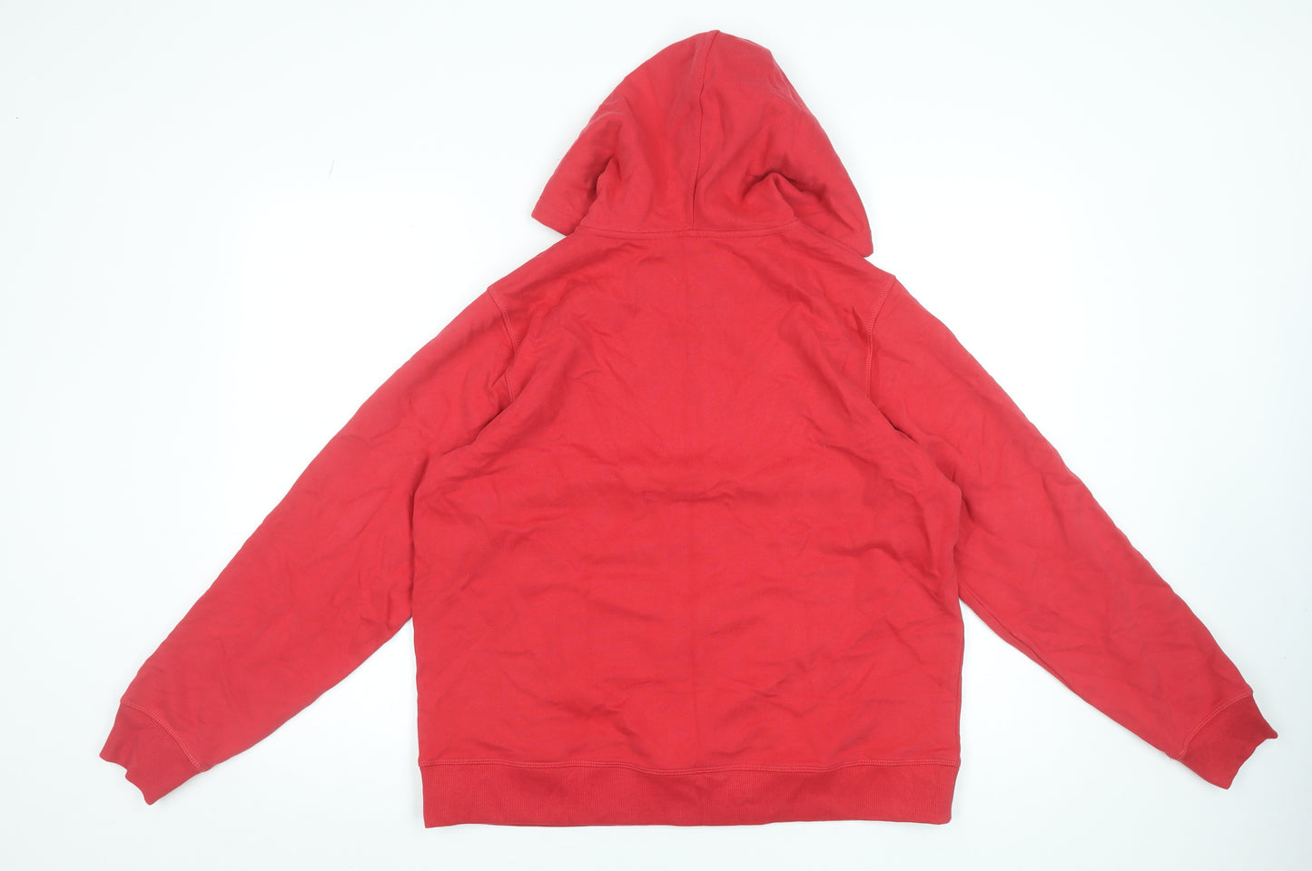 Marks and Spencer Women Red Full Zip Hoodie Medium