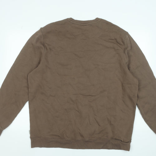 Easy Brown 3XL Women's Relaxed Fit Cotton Blend Sweatshirt