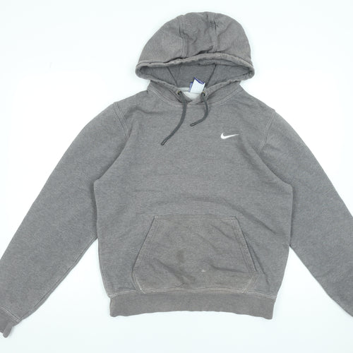 Nike Women’s Grey Pullover Hoodie Small Cotton Blend