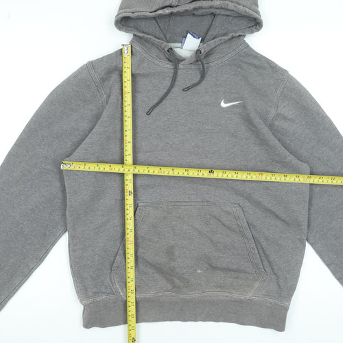 Nike Women’s Grey Pullover Hoodie Small Cotton Blend