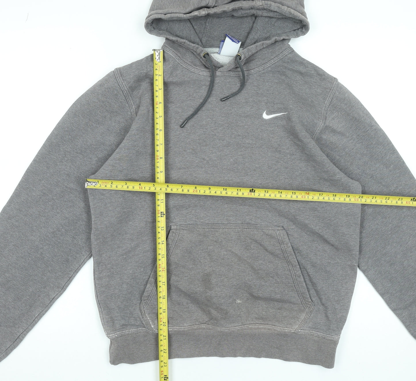 Nike Women’s Grey Pullover Hoodie Small Cotton Blend