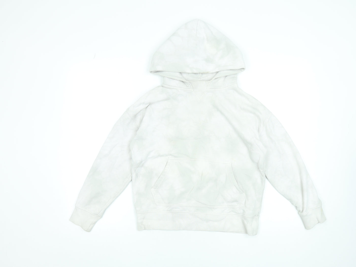 GAP Teen Boys Beige Pullover Hoodie Size 8-9 Years Cotton Blend