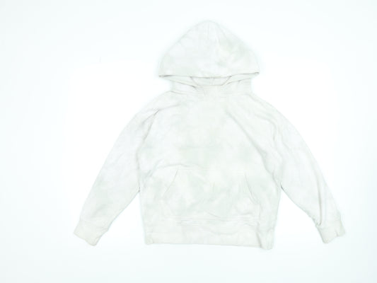 GAP Teen Boys Beige Pullover Hoodie Size 8-9 Years Cotton Blend