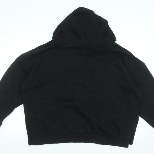 Disney Women Black L Hoodie Pullover Mickey Mouse Graphic