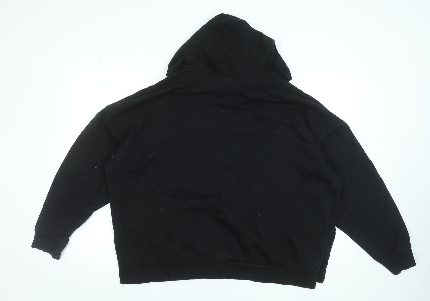 Disney Women Black L Hoodie Pullover Mickey Mouse Graphic