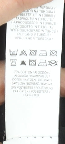 Disney Women Black L Hoodie Pullover Mickey Mouse Graphic