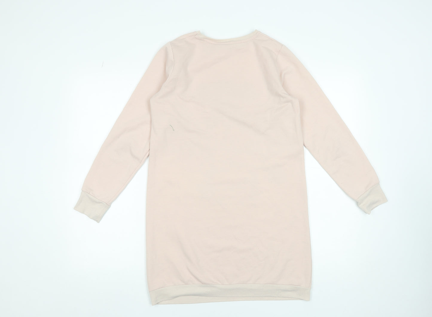 George Girls Beige Friends Graphic Long Sleeve T-Shirt Dress 12-13 Years