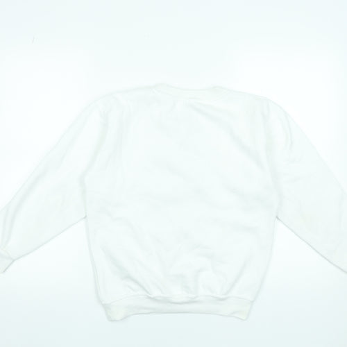 Brand Alliance Boys White Stranger Things XL Pullover Fleece Sweatshirt