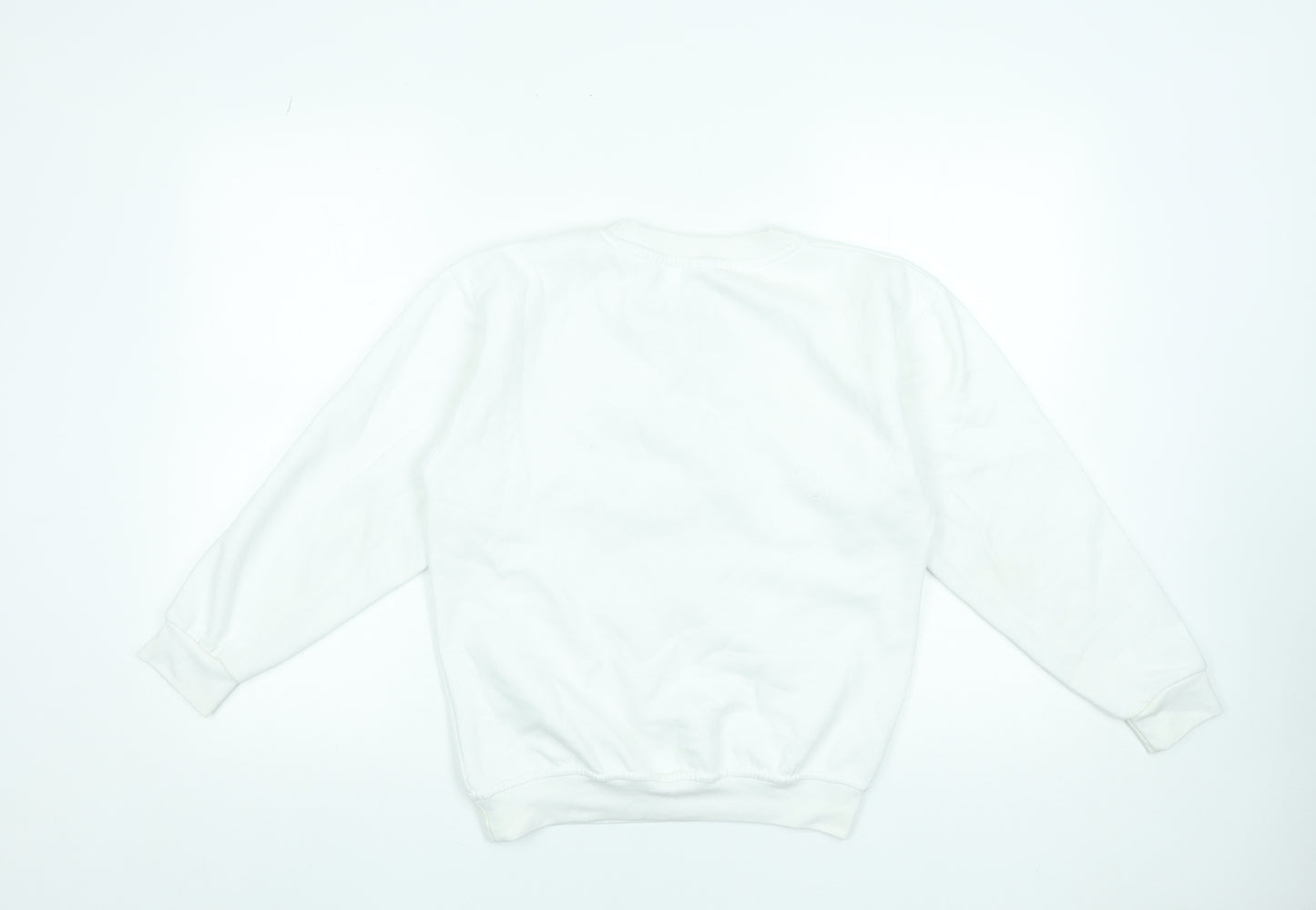 Brand Alliance Boys White Stranger Things XL Pullover Fleece Sweatshirt