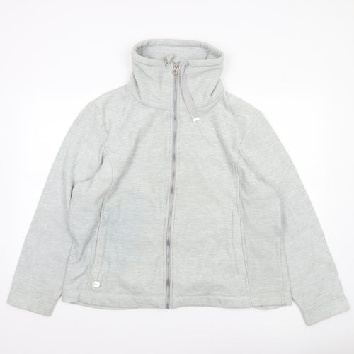 Regatta Womens Grey Full Zip Fleece Jacket Size 20