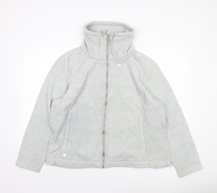 Regatta Womens Grey Full Zip Fleece Jacket Size 20