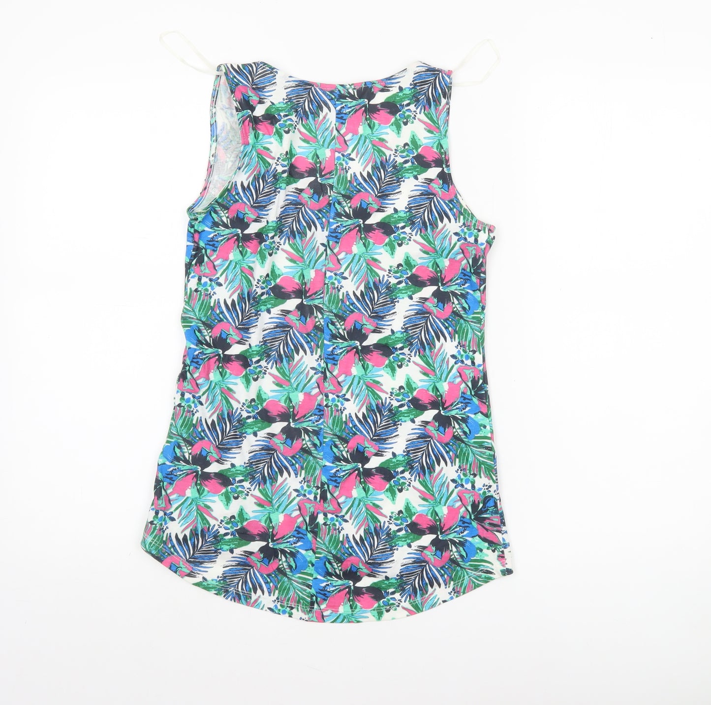 Awear Womens XS Multicoloured Floral Cotton Sleeveless Tank Top