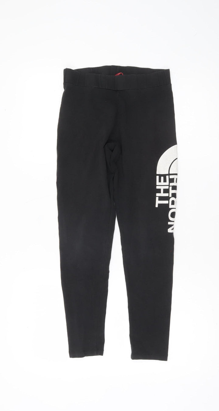 The North Face Girls Black Ankle Leggings Size L Cotton Stretch Outdoor