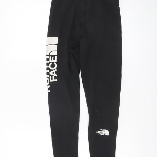 The North Face Girls Black Ankle Leggings Size L Cotton Stretch Outdoor