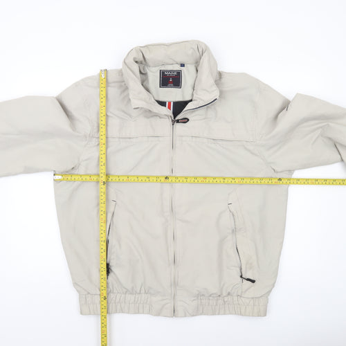 Maine New England Men’s Beige L Shower Resistant Jacket