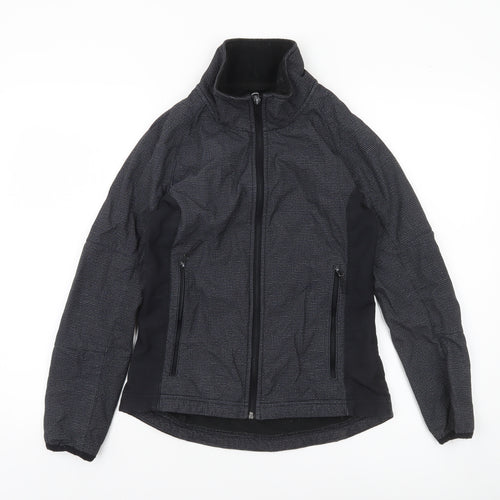 Cape Women's Black Size 8 Softshell Jacket Lightweight Zip Up