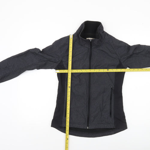 Cape Women's Black Size 8 Softshell Jacket Lightweight Zip Up