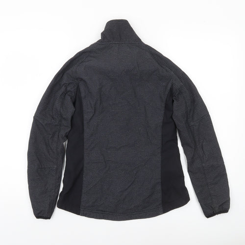 Cape Women's Black Size 8 Softshell Jacket Lightweight Zip Up