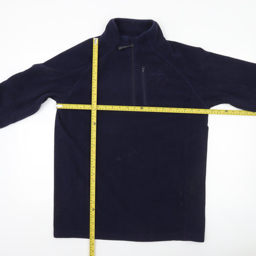 Peter Storm Men's Blue Fleece 1/4 Zip Pullover Sweatshirt M