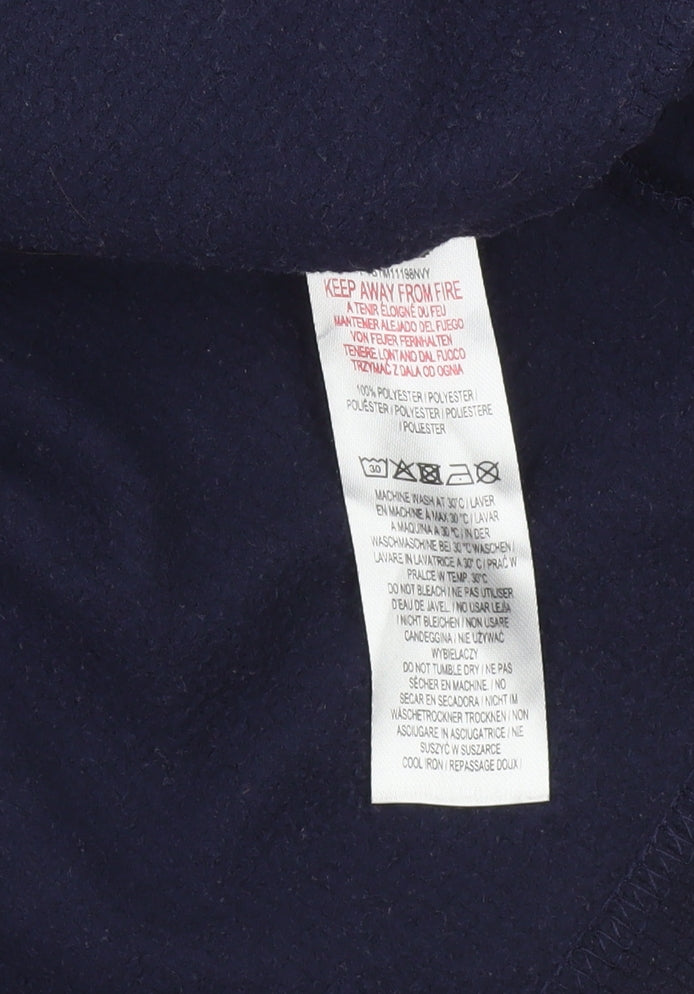 Peter Storm Men's Blue Fleece 1/4 Zip Pullover Sweatshirt M