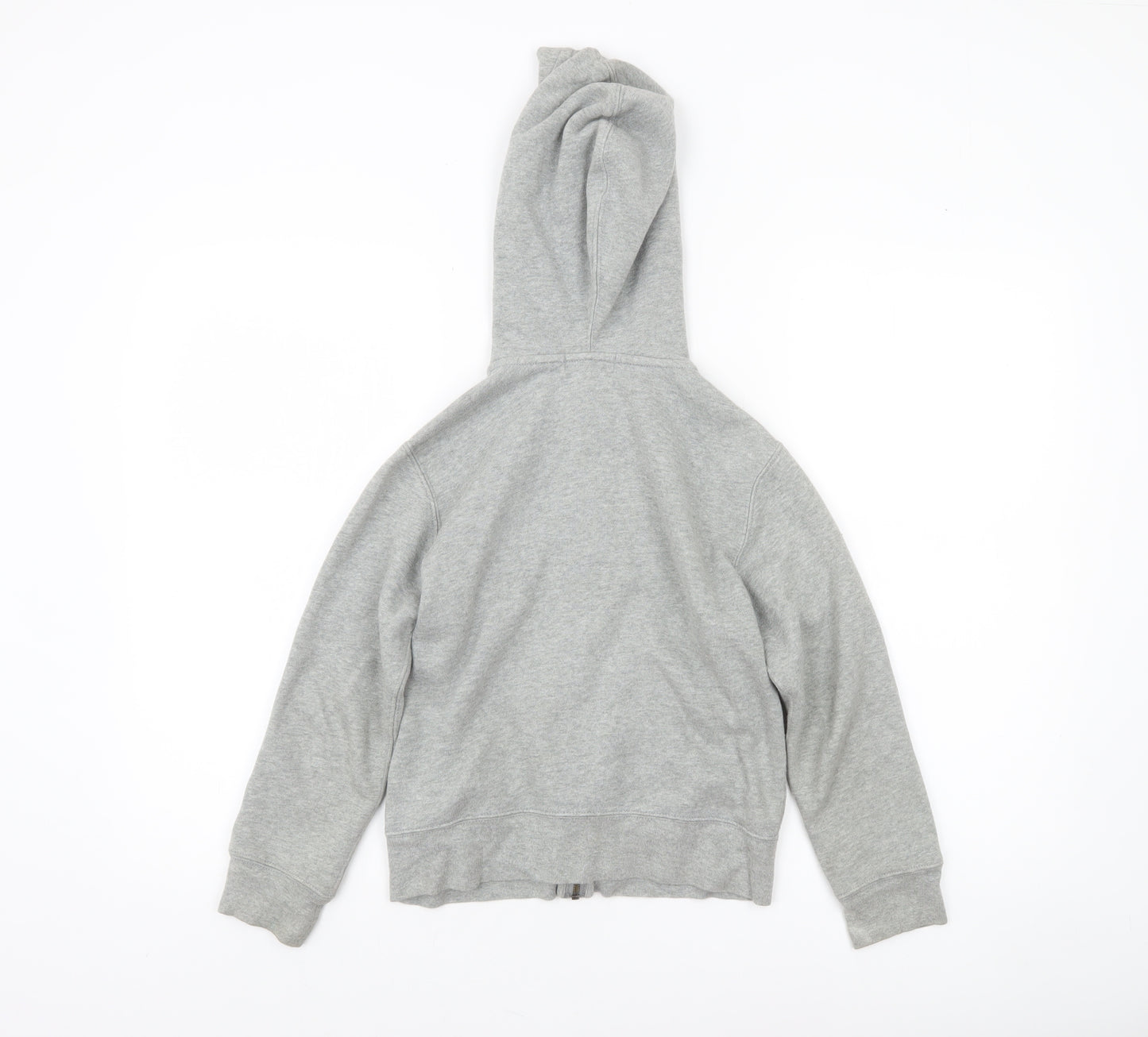 Polo Ralph Lauren Boys Grey Full Zip Hoodie Size 8 Cotton Blend