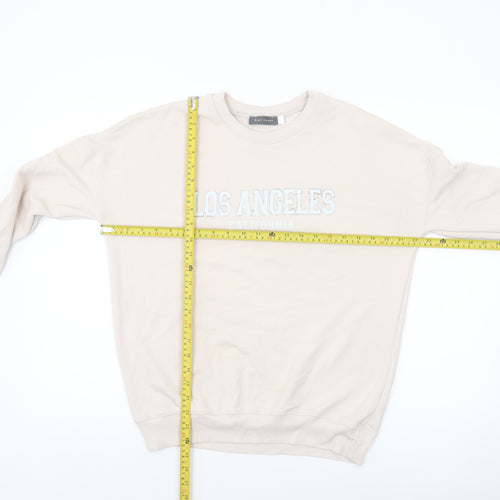 Mint Velvet Women's Beige Los Angeles Cotton Blend Sweatshirt Size S