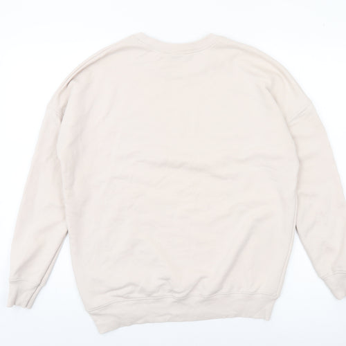 Mint Velvet Women's Beige Los Angeles Cotton Blend Sweatshirt Size S