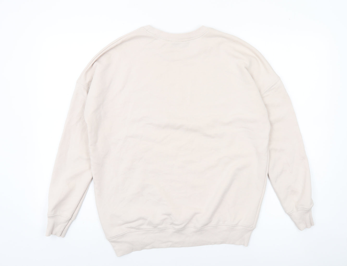 Mint Velvet Women's Beige Los Angeles Cotton Blend Sweatshirt Size S