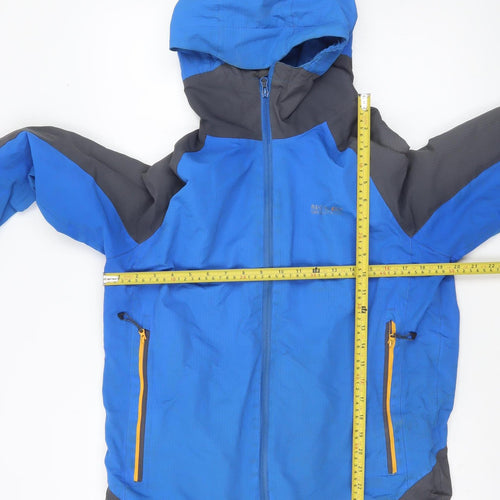 Regatta Men's Blue Hooded Softshell Windbreaker Jacket Size M