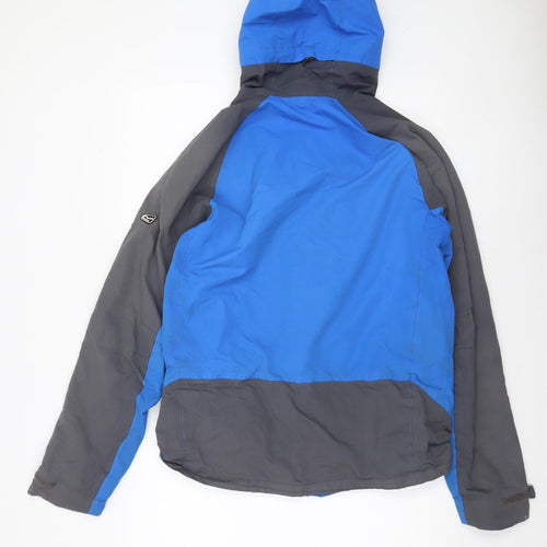 Regatta Men's Blue Hooded Softshell Windbreaker Jacket Size M