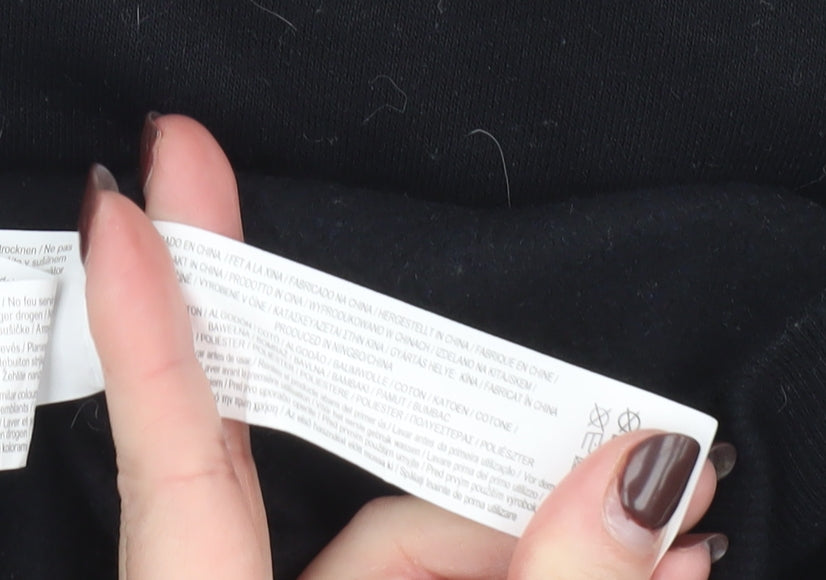 Beetlejuice Boys Black Pullover Hoodie 12-13 Years Graphic Print Fleece