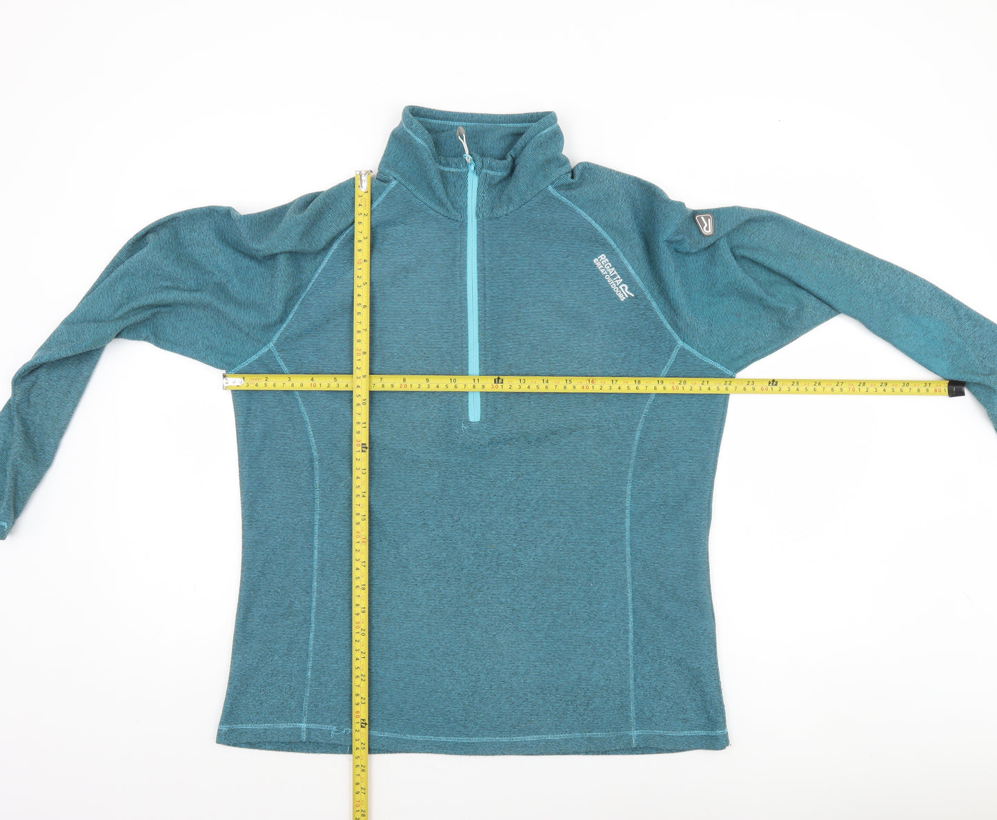 Regatta Great Outdoors Women Blue 1/2 Zip Pullover Sweatshirt UK 16