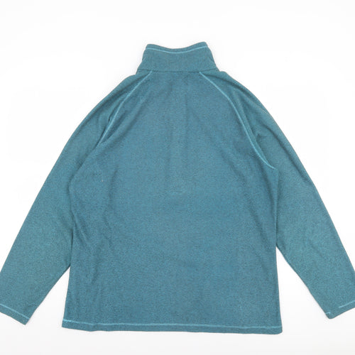 Regatta Great Outdoors Women Blue 1/2 Zip Pullover Sweatshirt UK 16