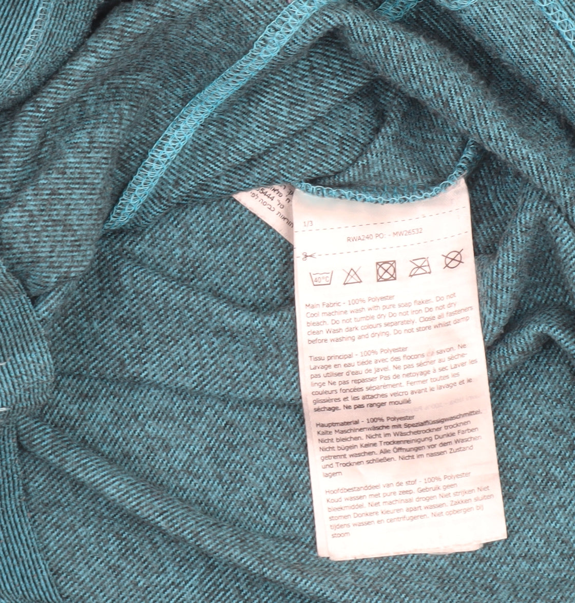 Regatta Great Outdoors Women Blue 1/2 Zip Pullover Sweatshirt UK 16